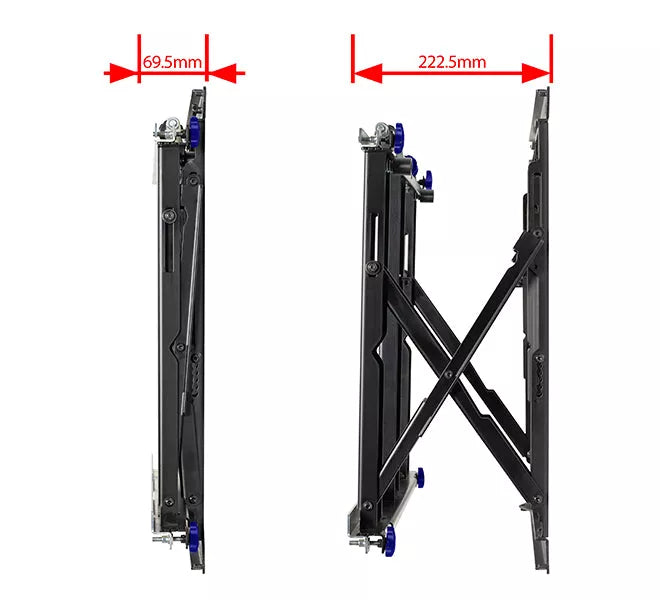 B-Tech 42" - 75" Slimline Soft-Open Full Service Video Wall Mount | BT8312/BV2 Wall Mount Bracket B-Tech