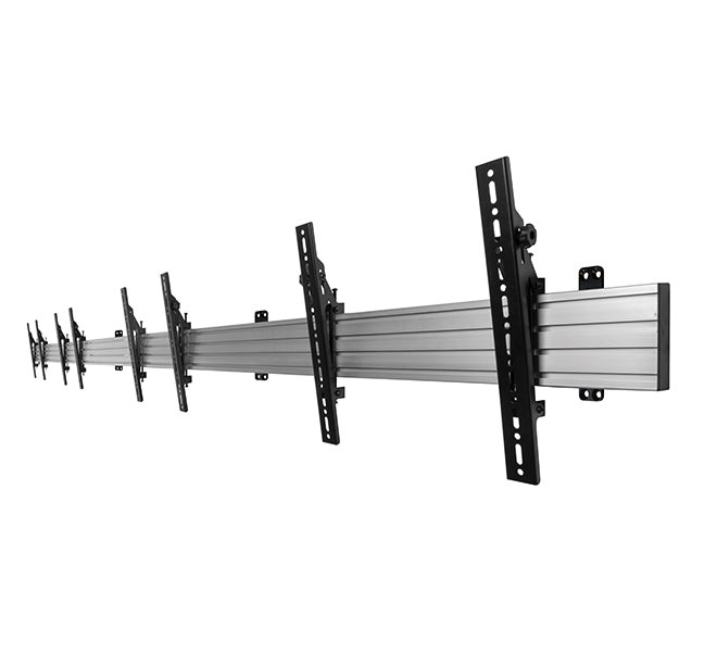 B-Tech Universal Menu Board Mounting System - Modular Wall Mount for Up to 3x 55” Screens Wall Mount Bracket B-Tech