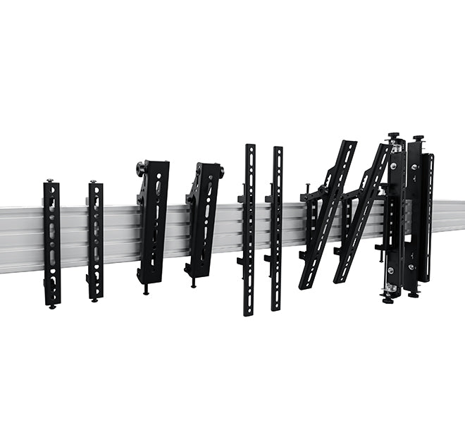 B-Tech Universal Menu Board Mounting System - Modular Wall Mount for Up to 3x 55” Screens Wall Mount Bracket B-Tech