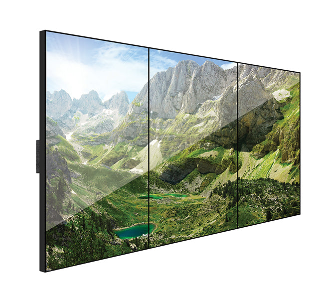 B-Tech Universal Menu Board Mounting System - Modular Wall Mount for Up to 3x 55” Screens Wall Mount Bracket B-Tech