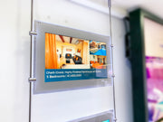 Estate Agent Window Display Screen - 15" Digital Rod Display High Brightness Digital Signage ScreenMoove