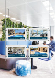 Estate Agent Window Display Screen - 15" Digital Rod Display High Brightness Digital Signage ScreenMoove