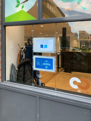 Estate Agent Window Display Screen - 15" Digital Rod Display High Brightness Digital Signage ScreenMoove