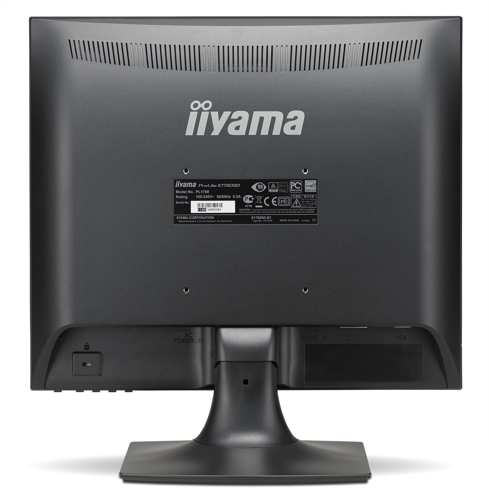 iiyama ProLite E1780SD-B1 17" Full HD LED-Backlit Monitor Desktop Monitor iiyama