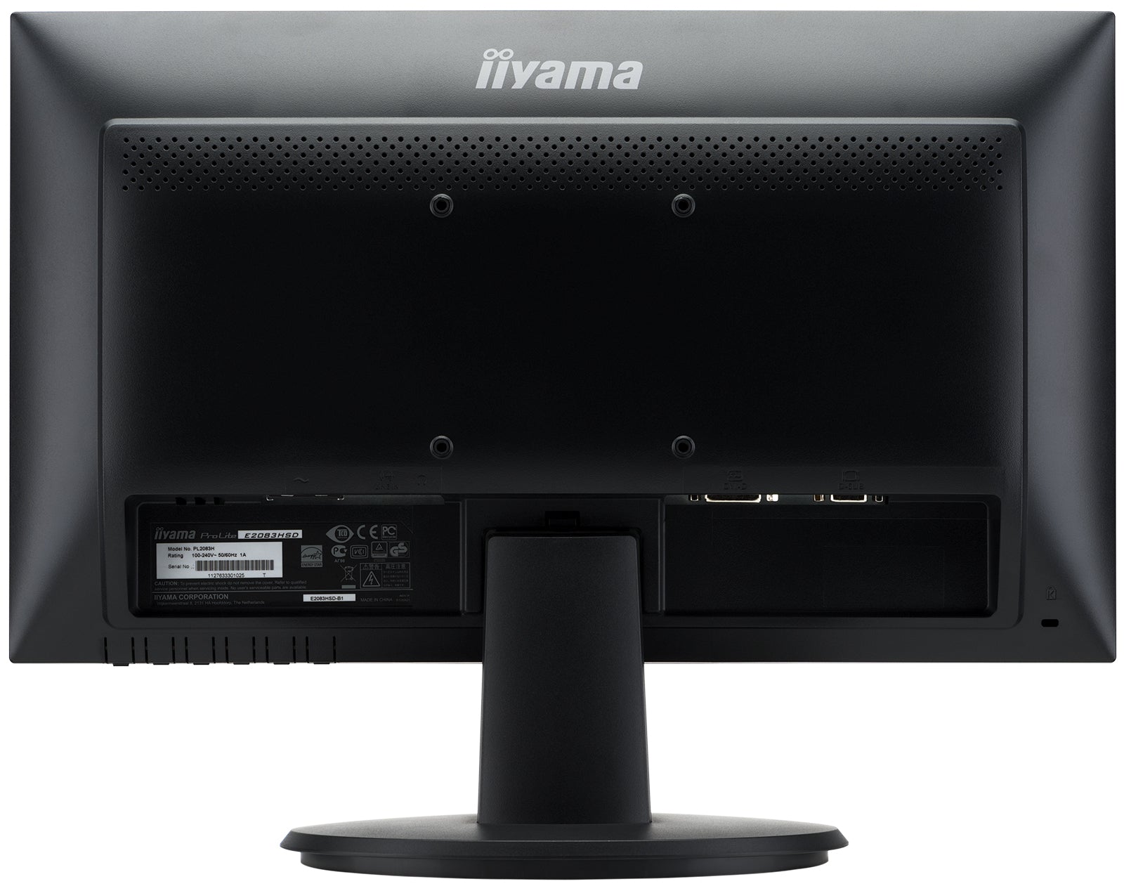 iiyama ProLite E2083HSD-B1 19.5" LED-Backlit Monitor Desktop Monitor iiyama