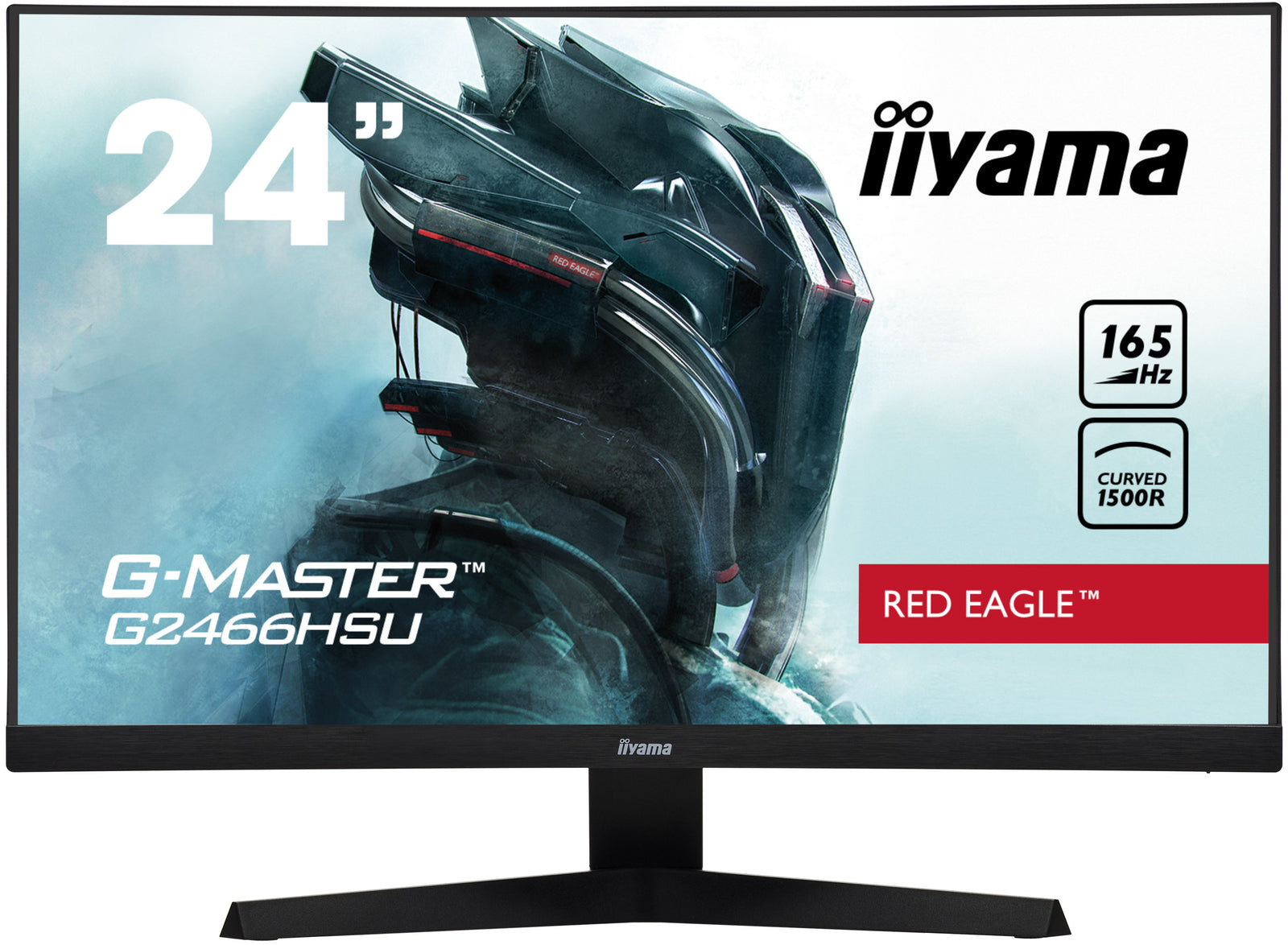 iiyama G-Master G2466HSU-B1 24" Full HD 165Hz Curved Gaming Monitor Gaming Monitor iiyama
