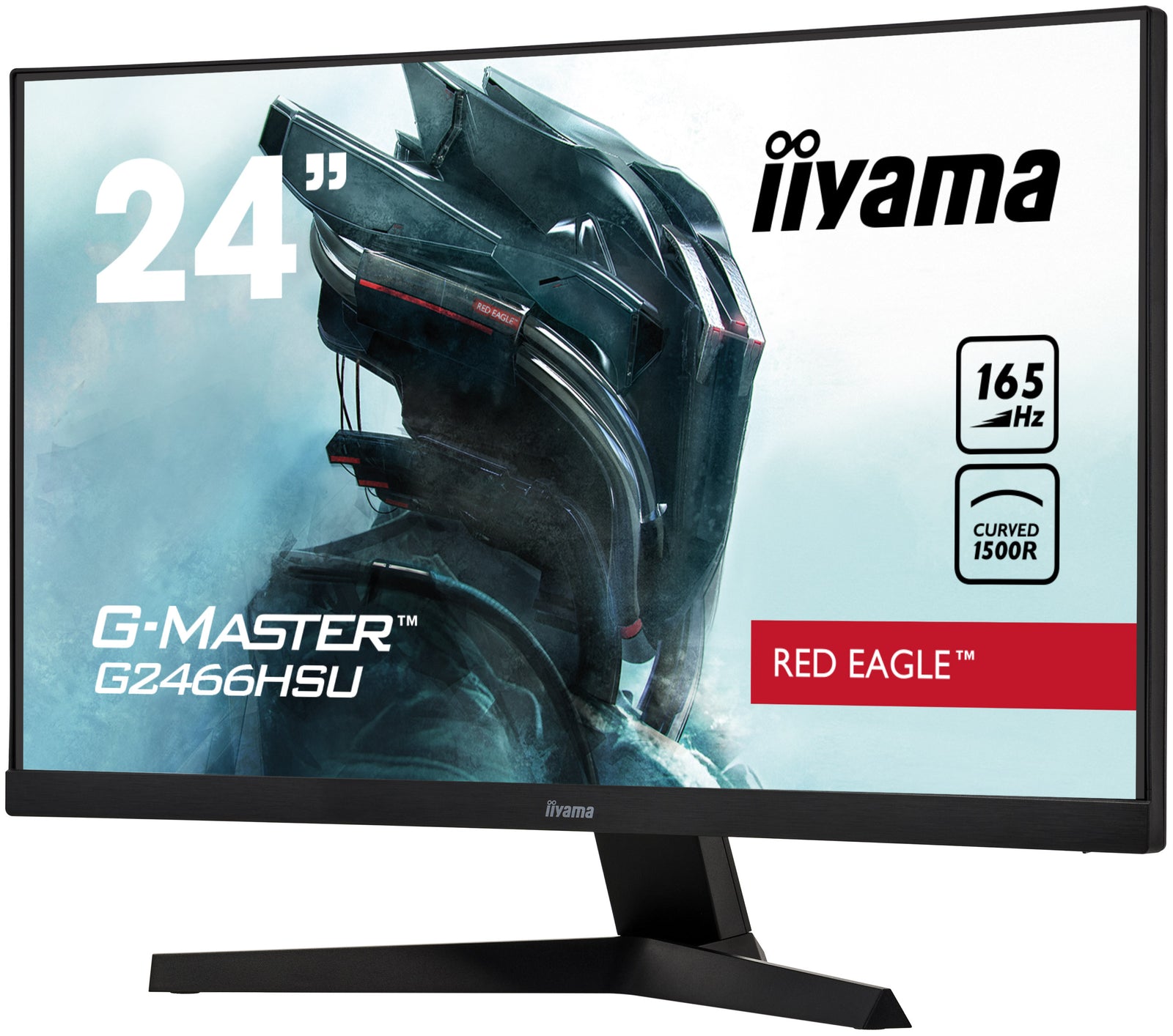iiyama G-Master G2466HSU-B1 24" Full HD 165Hz Curved Gaming Monitor Gaming Monitor iiyama