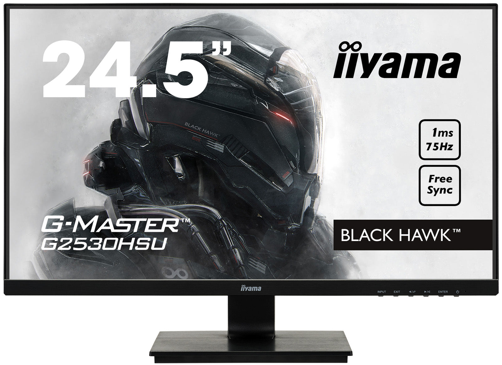 iiyama G-Master G2530HSU-B1 24.5" Full HD 75Hz Gaming Monitor Gaming Monitor iiyama