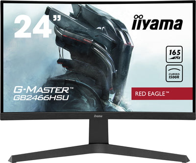 iiyama G-Master GB2466HSU-B1 24" Full HD 165Hz Curved Gaming Monitor Gaming Monitor iiyama