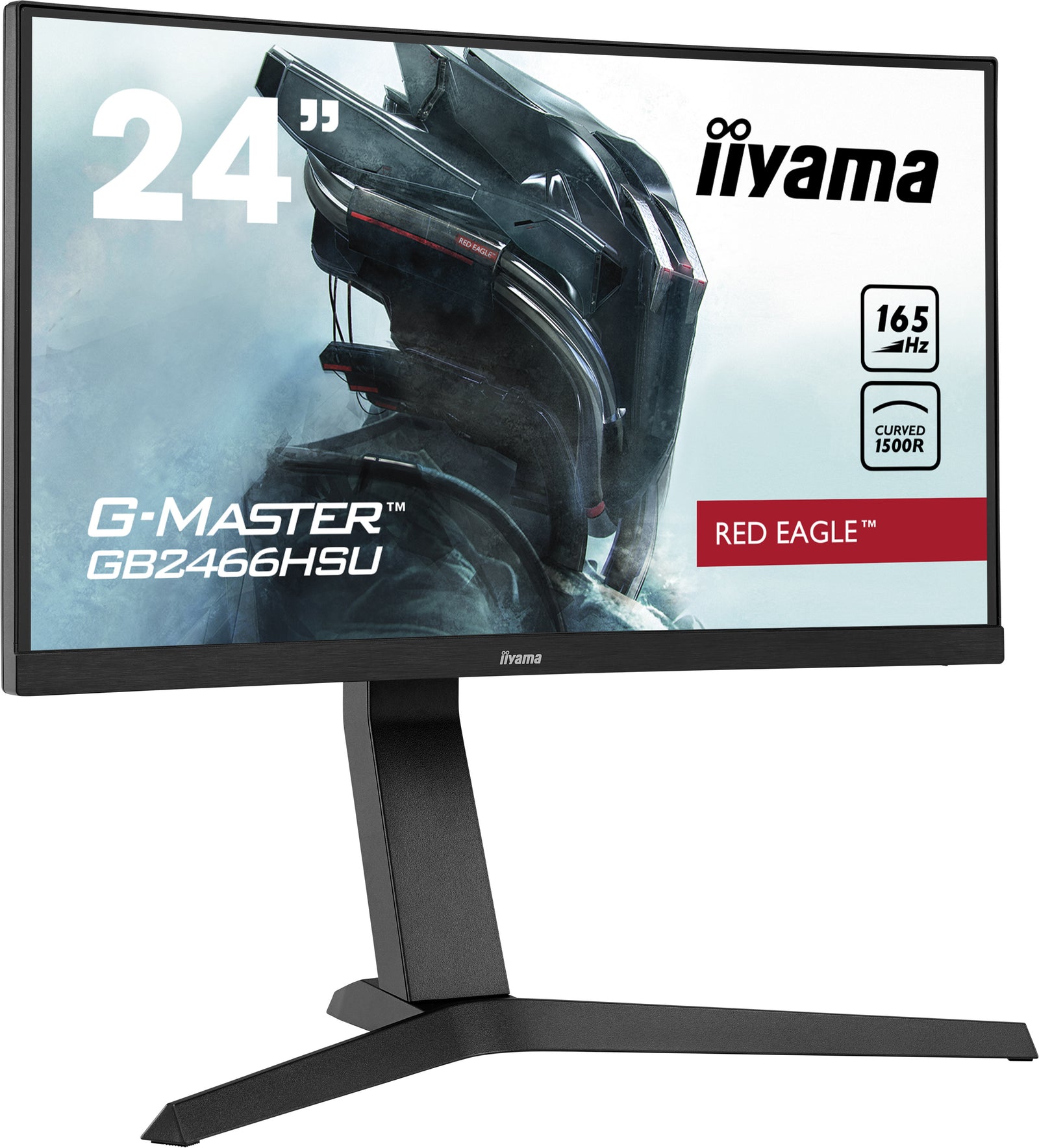 iiyama G-Master GB2466HSU-B1 24" Full HD 165Hz Curved Gaming Monitor Gaming Monitor iiyama