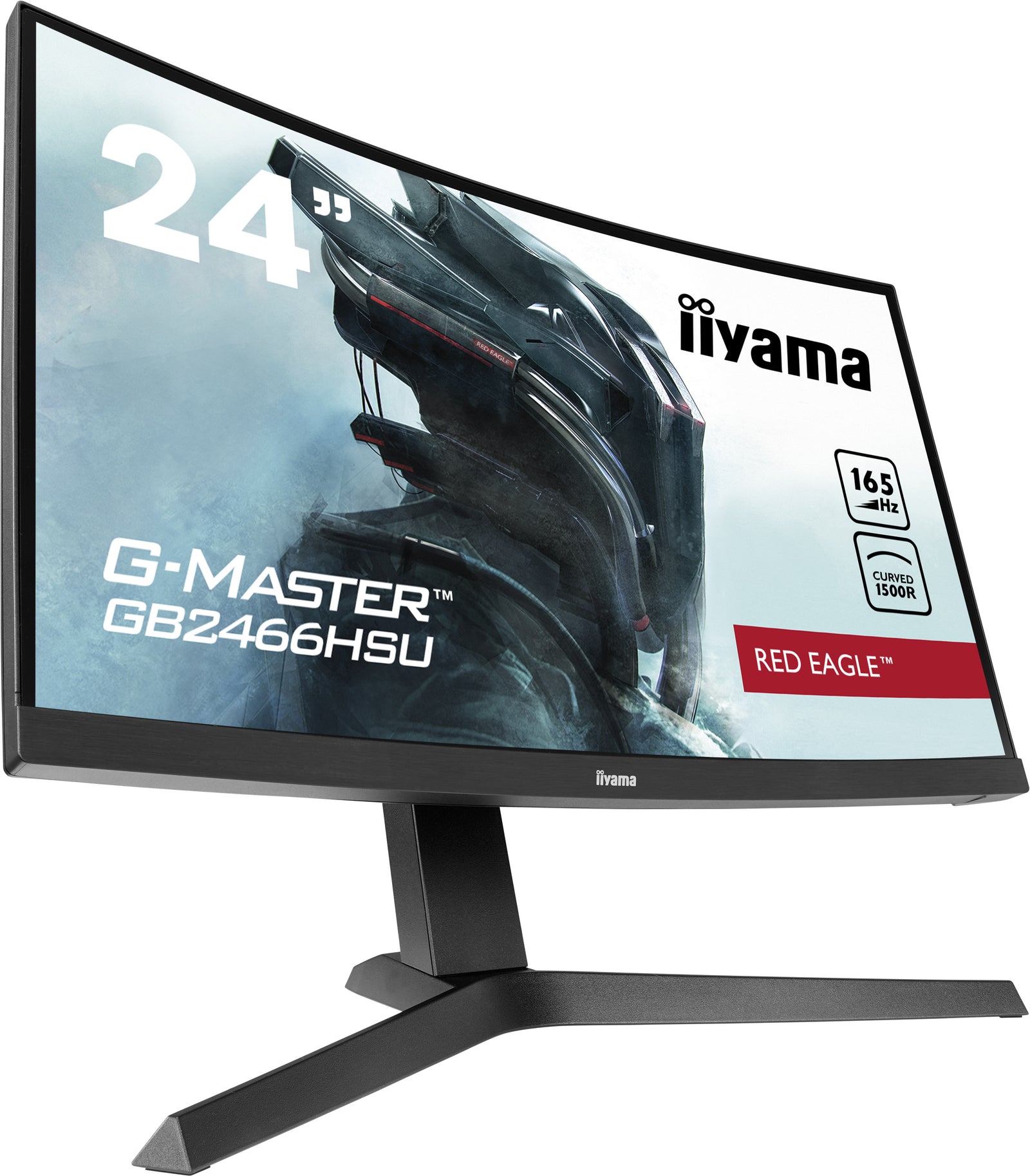 iiyama G-Master GB2466HSU-B1 24" Full HD 165Hz Curved Gaming Monitor Gaming Monitor iiyama