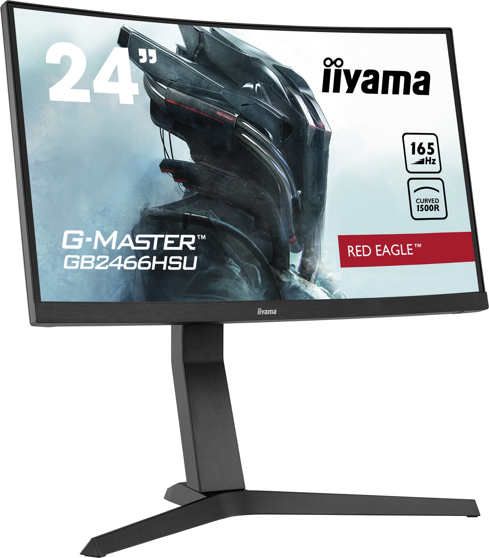 iiyama G-Master GB2466HSU-B1 24" Full HD 165Hz Curved Gaming Monitor Gaming Monitor iiyama