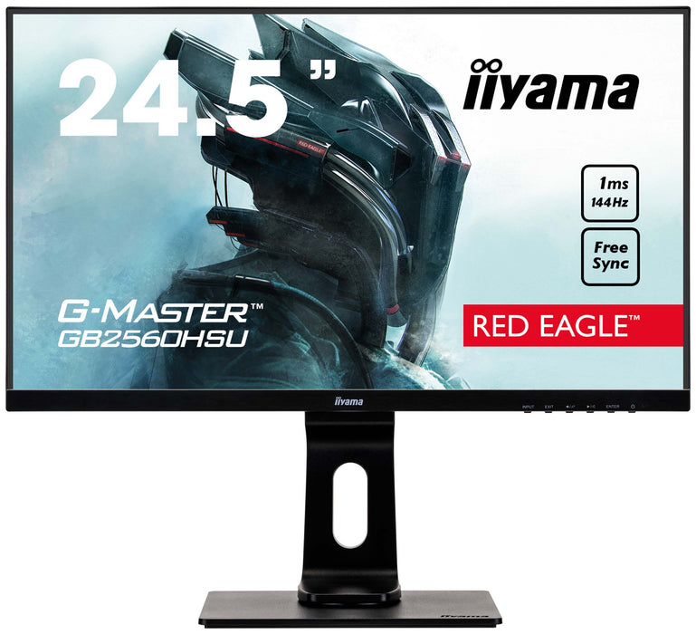 iiyama G-Master Red Eagle GB2560HSU-B1 24.5" Black, Full HD Gaming Monitor.