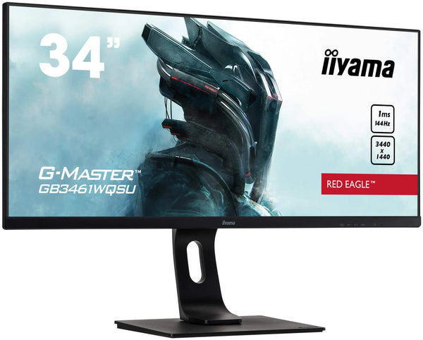 iiyama G-Master GB3461WQSU-B1 34" Ultra Wide 144Hz Gaming Monitor Gaming Monitor iiyama