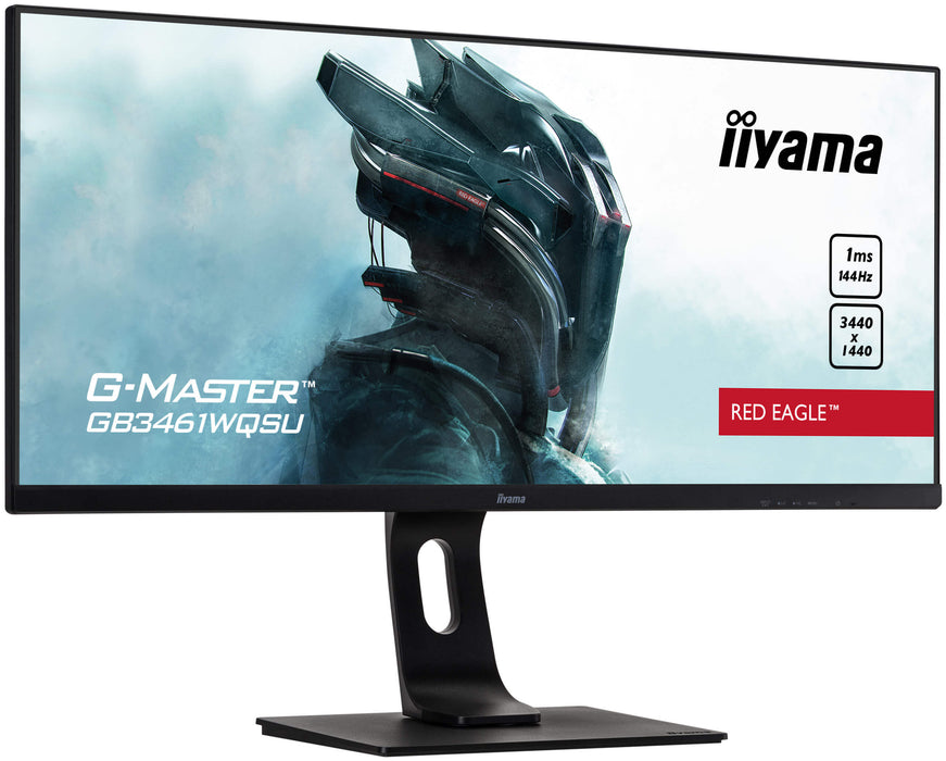 iiyama G-Master Red Eagle Ultra Wide GB3461WQSU-B1 34" Black Gaming Monitor.