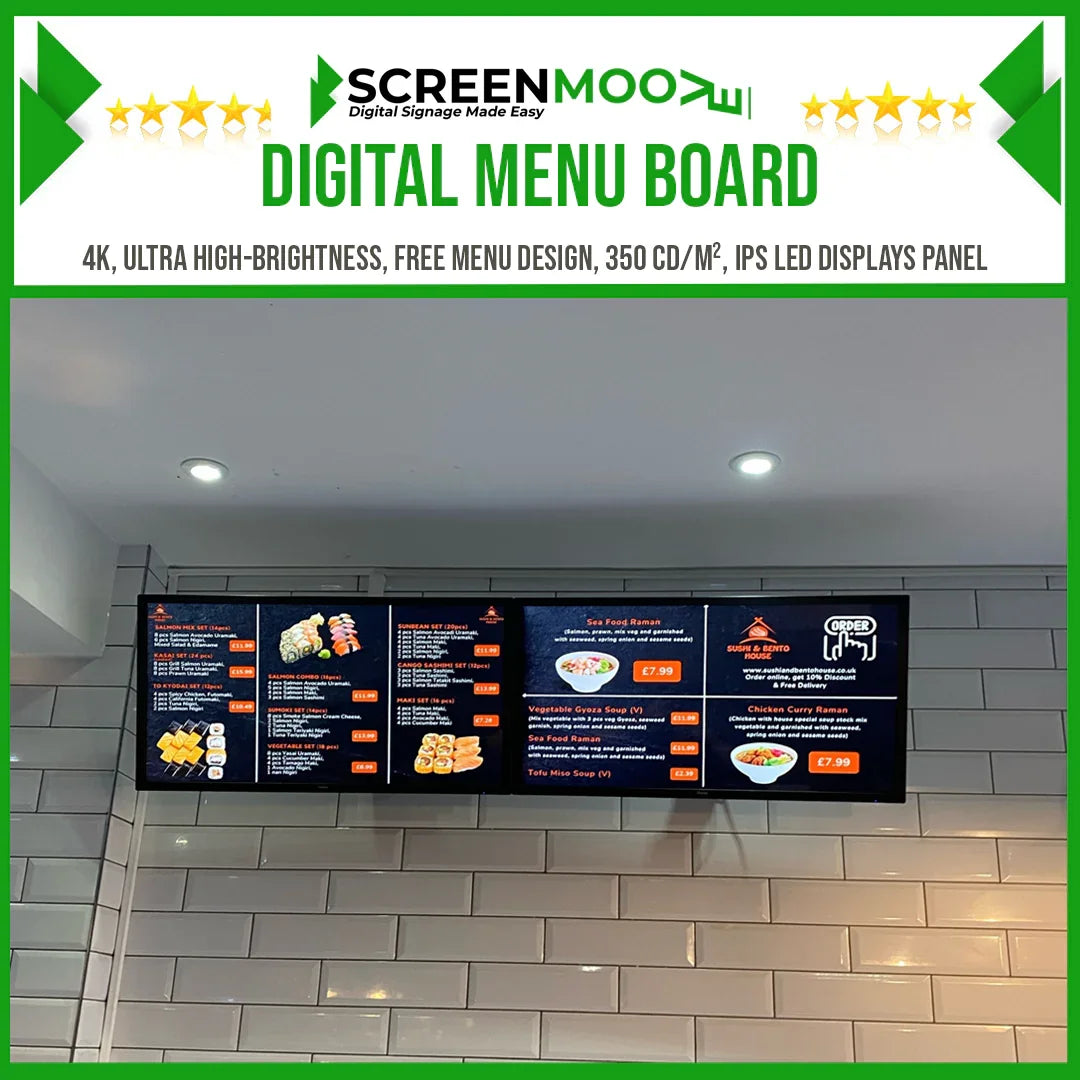 Digital Menu Boards.