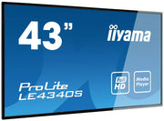 iiyama ProLite LE4340S-B3 43" Full HD Professional Large Format Display Digital Signage Display iiyama