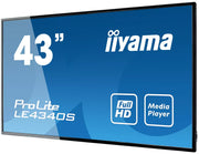 iiyama ProLite LE4340S-B3 43" Full HD Professional Large Format Display Digital Signage Display iiyama