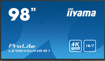 iiyama ProLite LE9845UHS-B1 - 98" 4K UHD Professional Signage Display iiyama Large Format Displays iiyama