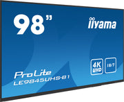 iiyama ProLite LE9845UHS-B1 - 98" 4K UHD Professional Signage Display Digital Signage Display iiyama