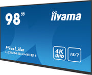 iiyama ProLite LE9845UHS-B1 - 98" 4K UHD Professional Signage Display Digital Signage Display iiyama