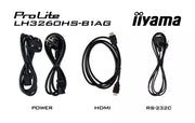 iiyama ProLite LH3260HS-B1AG 32" Full HD Professional Digital Signage Display - (Open Box) Digital Signage Display iiyama