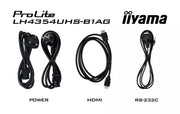 iiyama ProLite LH4354UHS-B1AG 43" 4K UHD Professional Digital Signage - Android Media Player Digital Signage Display iiyama