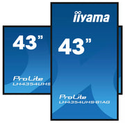 iiyama ProLite LH4354UHS-B1AG 43" 4K UHD Professional Digital Signage - Android Media Player Digital Signage Display iiyama