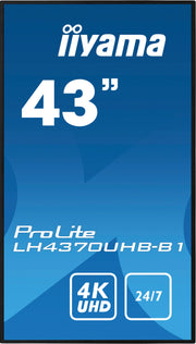iiyama ProLite LH4370UHB-B1 43" Professional Digital Signage display Digital Signage Display iiyama