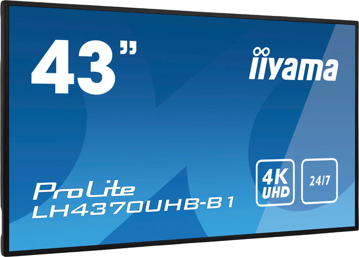 iiyama ProLite LH4370UHB-B1 43" Professional Digital Signage display Digital Signage Display iiyama