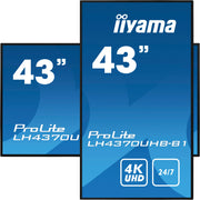 iiyama ProLite LH4370UHB-B1 43" Professional Digital Signage display Digital Signage Display iiyama