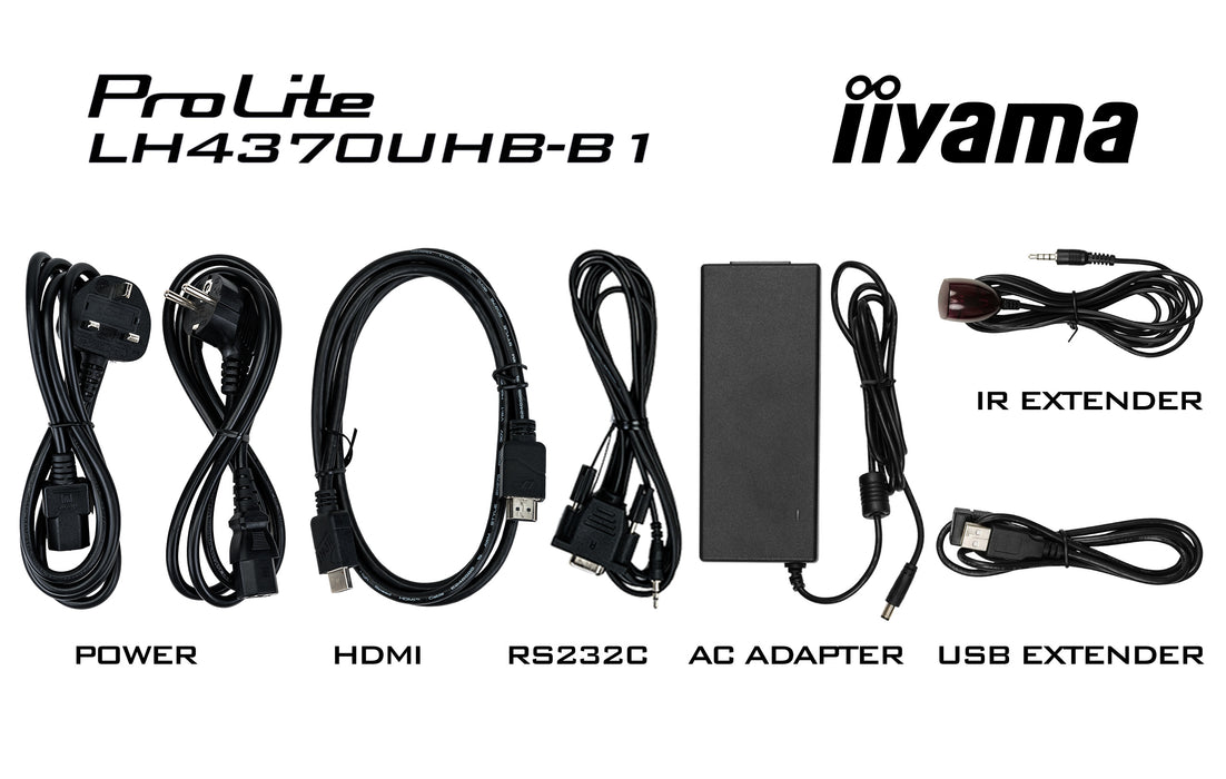 iiyama ProLite LH4370UHB-B1 | 43" High Brightness Signage Display