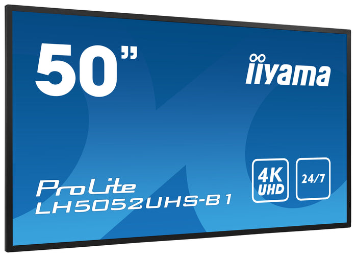 iiyama ProLite LH5052UHS-B1 50" 4K UHD Professional Digital Signage Digital Signage Display iiyama