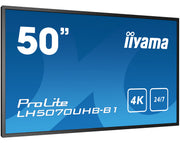 iiyama ProLite LH5070UHB-B1 50” Professional Digital Signage Display Digital Signage Display iiyama