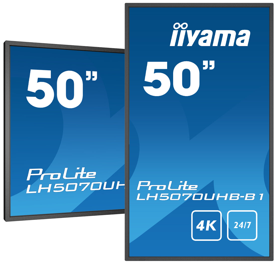 iiyama ProLite LH5070UHB-B1 50” Professional Digital Signage Display Digital Signage Display iiyama