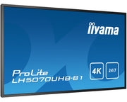 iiyama ProLite LH5070UHB-B1 50” Professional Digital Signage Display Digital Signage Display iiyama
