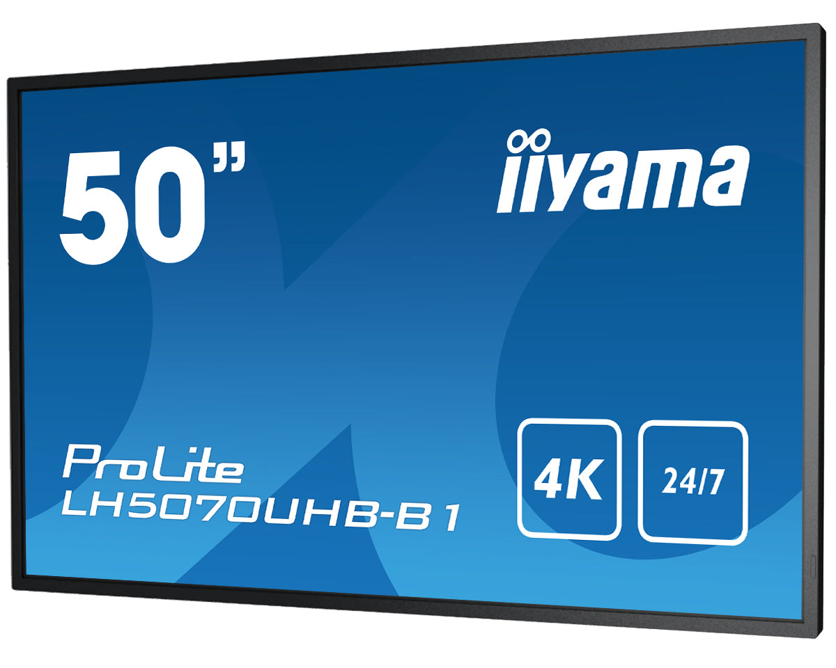 iiyama ProLite LH5070UHB-B1 50” Professional Digital Signage Display Digital Signage Display iiyama