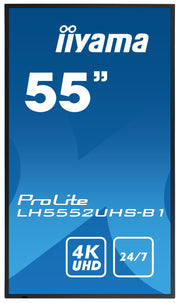 iiyama ProLite LH5552UHS-B1 55" 4K Digital Signage Display Digital Signage Display iiyama