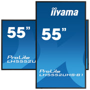 iiyama ProLite LH5552UHS-B1 55" 4K Digital Signage Display Digital Signage Display iiyama