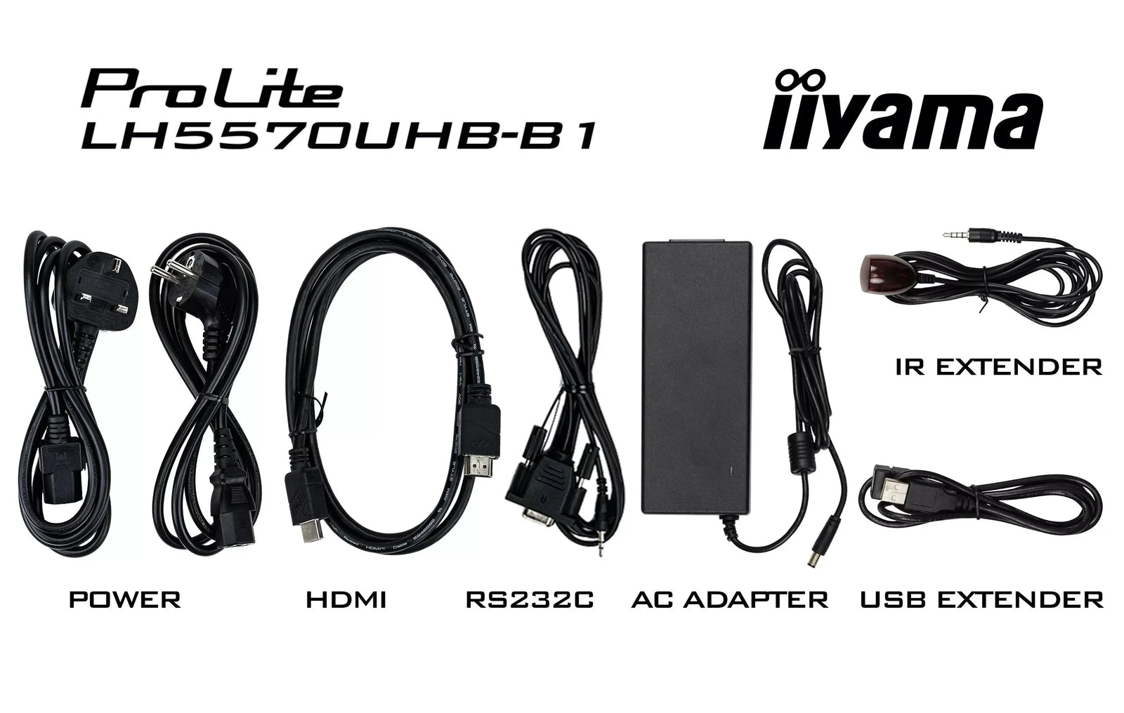 iiyama ProLite LH5570UHB-B1 55" High-Bright Digital Signage Display Digital Signage Display iiyama