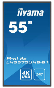 iiyama ProLite LH5570UHB-B1 55" High-Bright Digital Signage Display Digital Signage Display iiyama