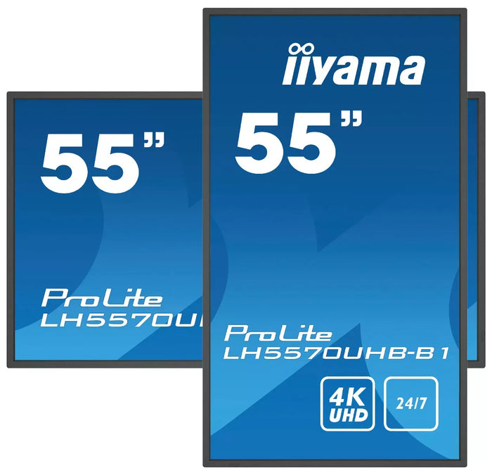 iiyama ProLite LH5570UHB-B1 55" High-Bright Digital Signage Display Digital Signage Display iiyama