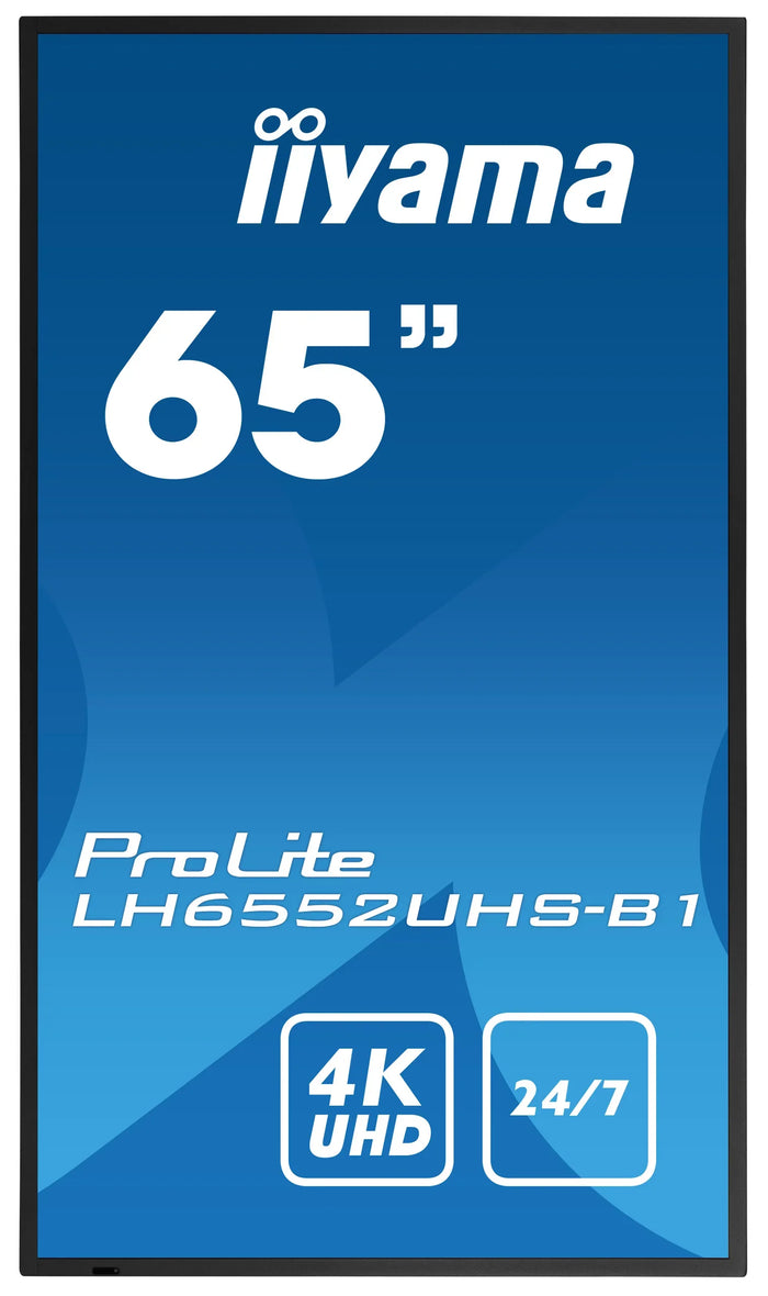 iiyama ProLite LH6552UHS-B1 65" 4K UHD Professional Digital Signage Digital Signage Display iiyama