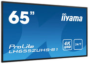 iiyama ProLite LH6552UHS-B1 65" 4K UHD Professional Digital Signage Digital Signage Display iiyama