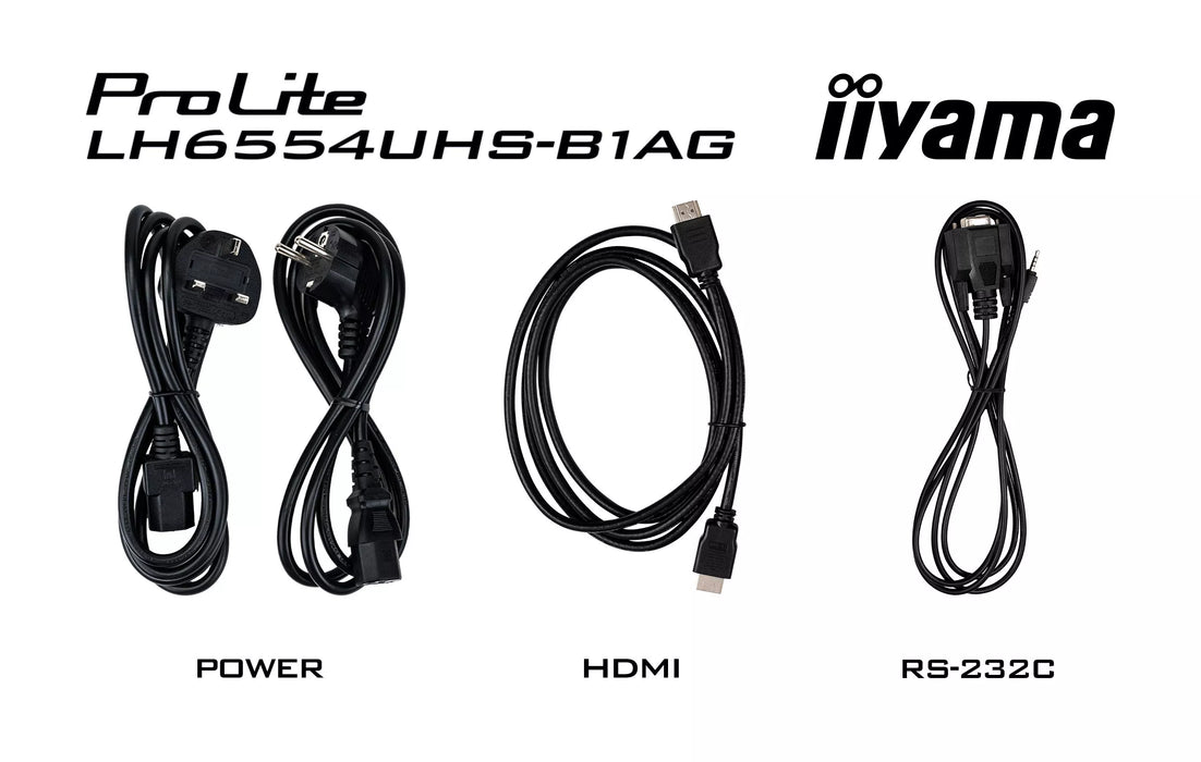iiyama ProLite LH6554UHS-B1AG - 65" 4K Digital Signage 24/7 Display