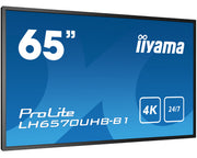 iiyama ProLite LH6570UHB-B1 65" Professional Digital Signage Display Digital Signage Display iiyama