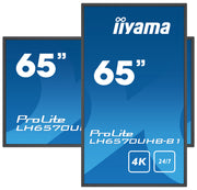 iiyama ProLite LH6570UHB-B1 65" Professional Digital Signage Display Digital Signage Display iiyama