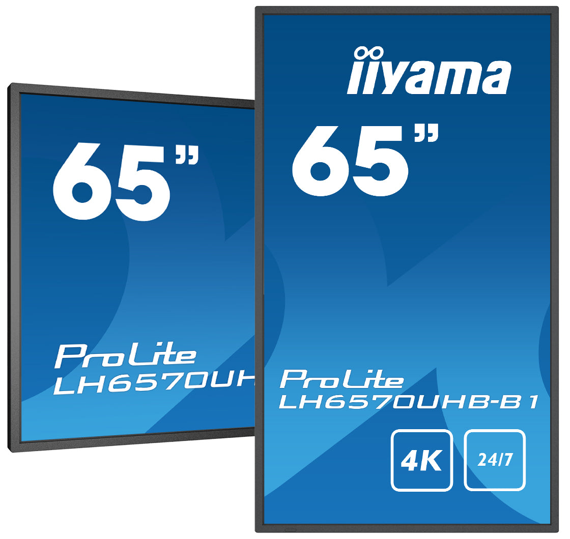 iiyama ProLite LH6570UHB-B1 65" Professional Digital Signage Display Digital Signage Display iiyama