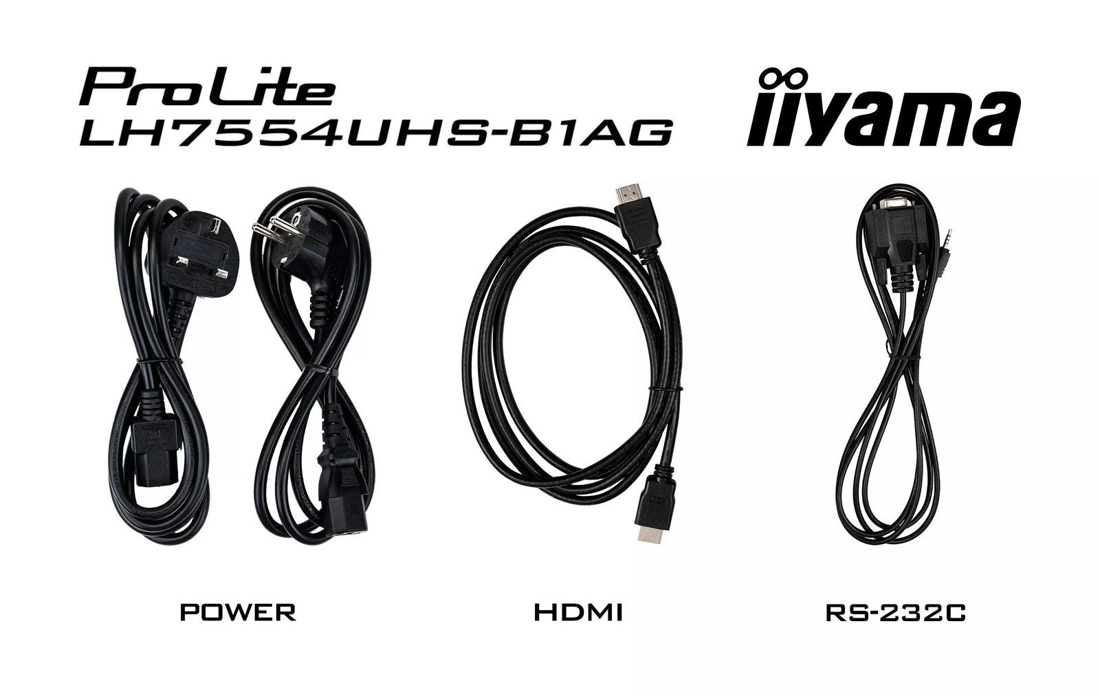 iiyama ProLite LH7554UHS-B1AG 75" 4K Professional Digital Signage Digital Signage Display iiyama