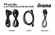iiyama ProLite LH7554UHS-B1AG 75" 4K Professional Digital Signage Digital Signage Display iiyama